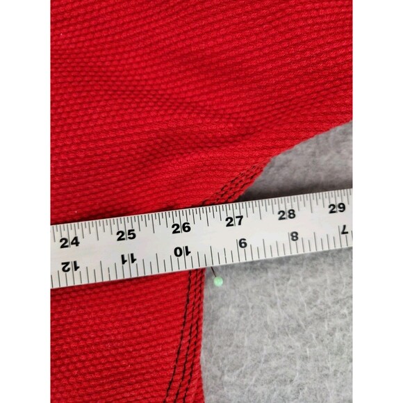 KO Sports Gear GI uniform Kimono Wave line Jiu Jitsu A4 Red Gis THICK cotton XXL - Picture 10 of 16